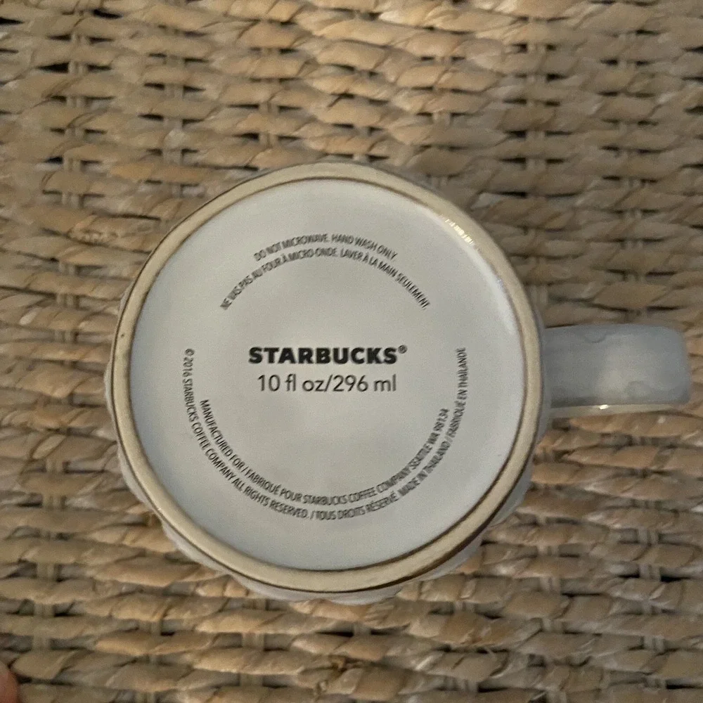Starbucks‎ 2016 Anniversary  3D Siren Mermaid Scales 10oz Coffee Mug Cup